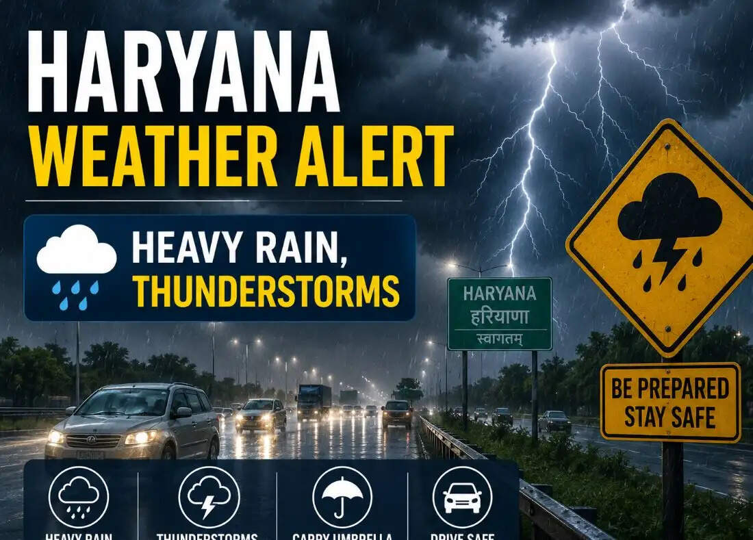 Weather alert in haryana