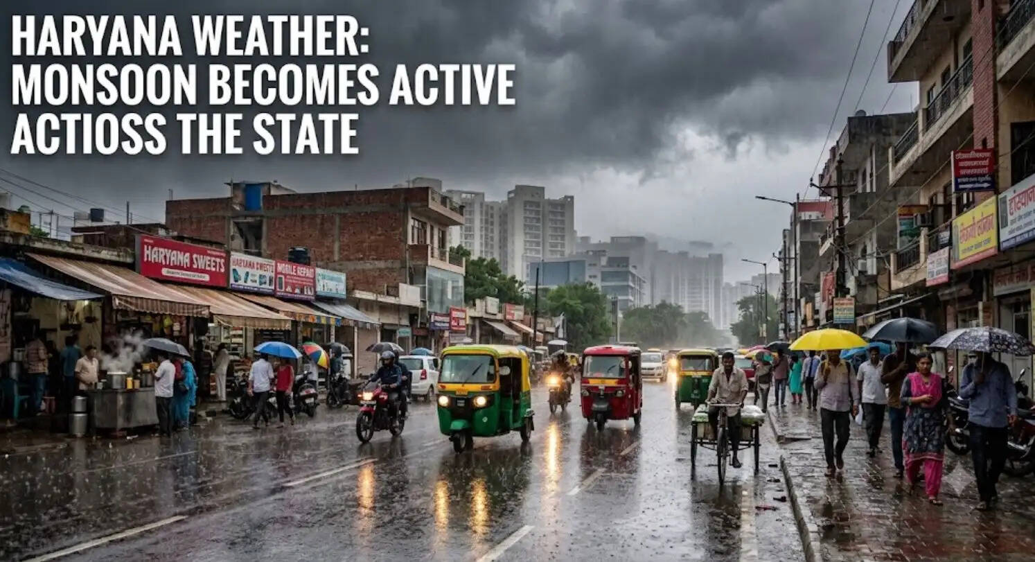 Monsoon  updates in haryana