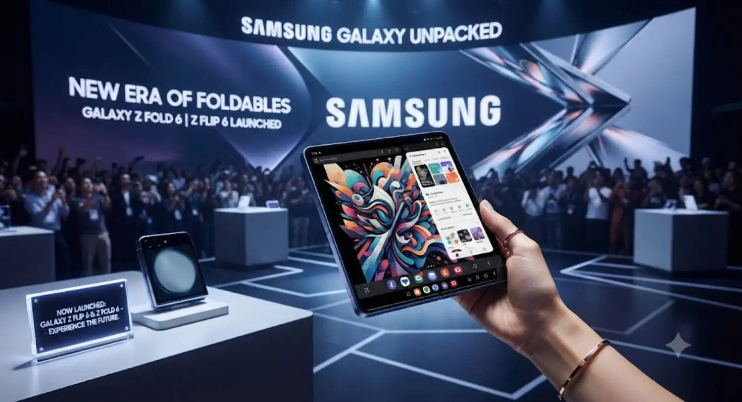 Samsung new Foldable phone lounched