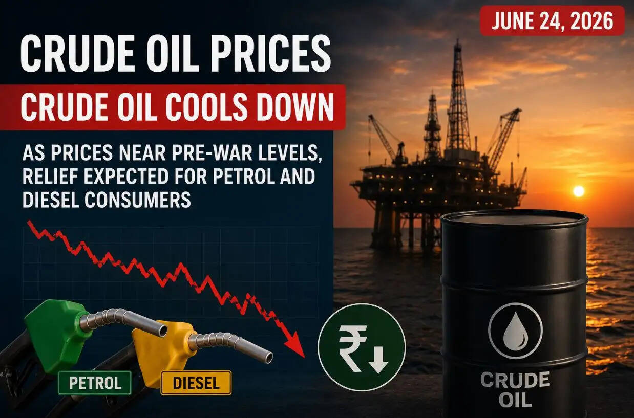 24 June 2026 crude oil price