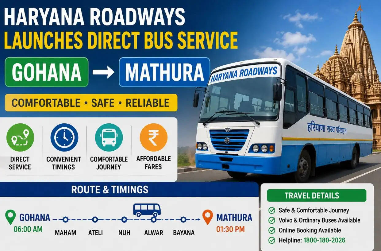 Haryana Roadways bus service news