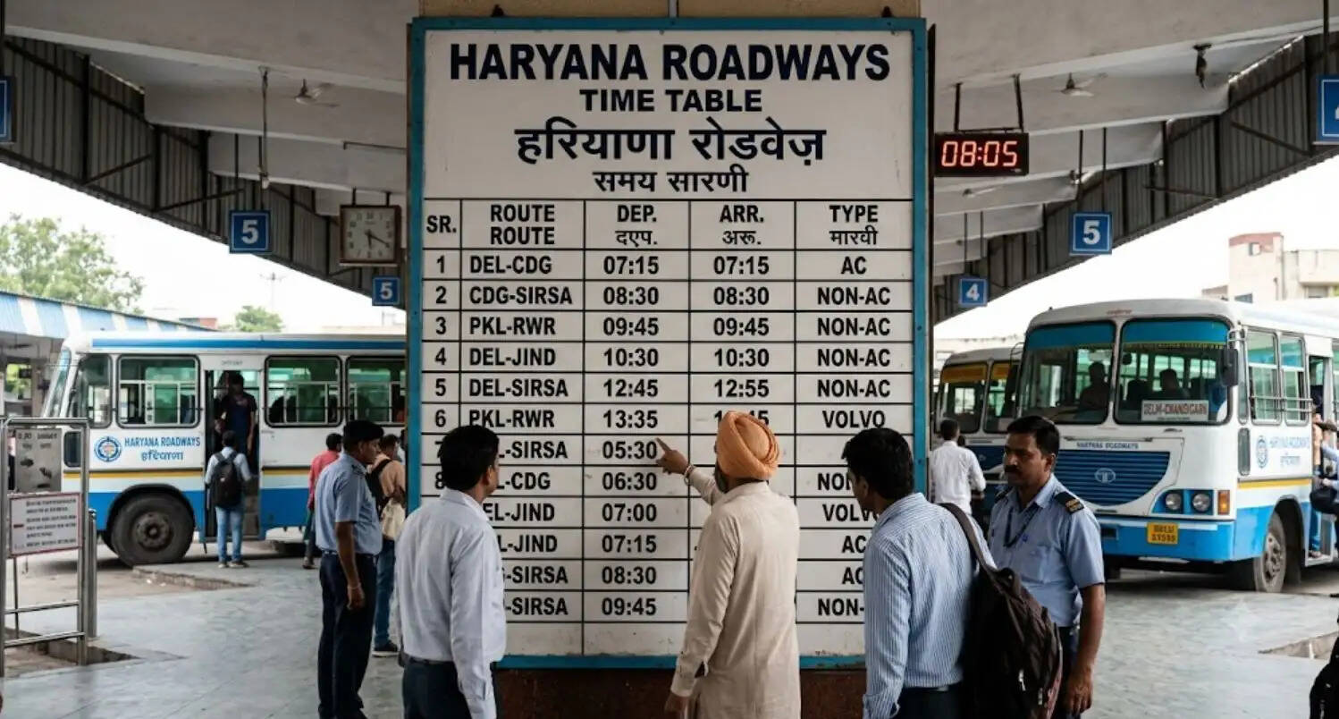 Haryana Roadways time table