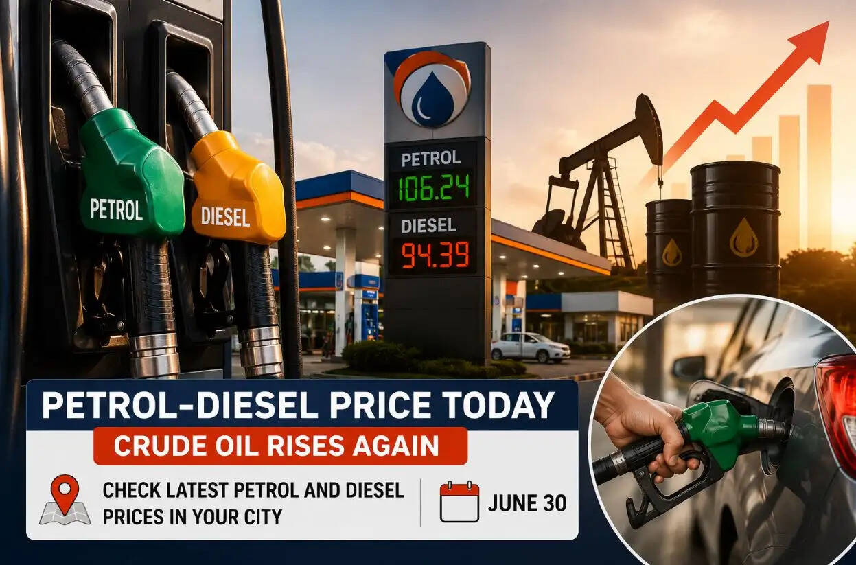 Petrol diesel price 30 june 2026