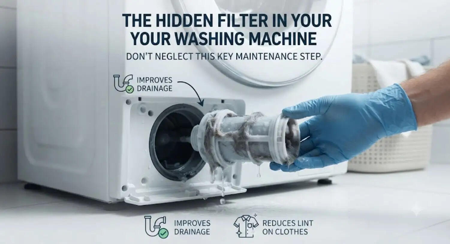 Filter in washing machine