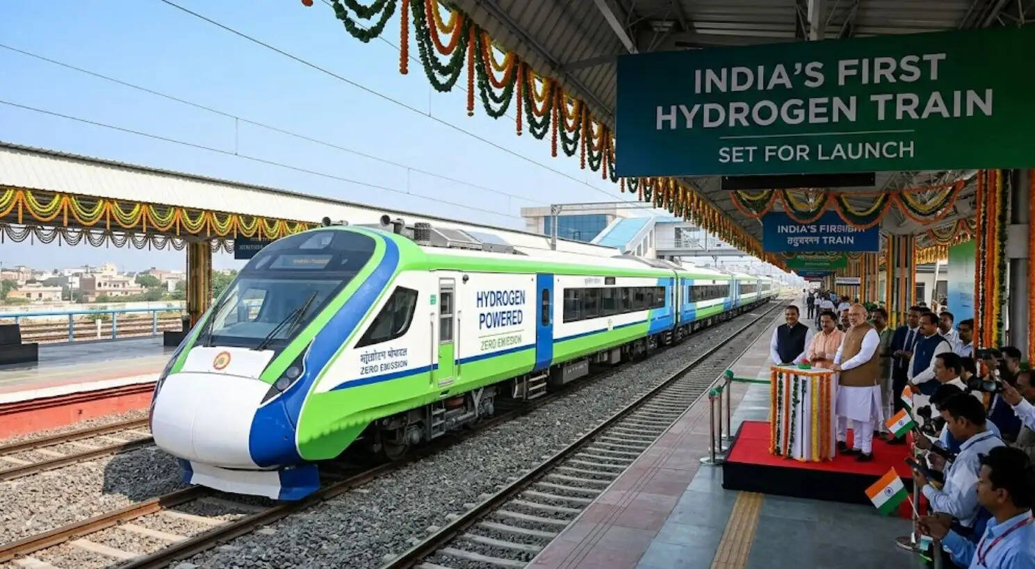 First hydrogen train in india