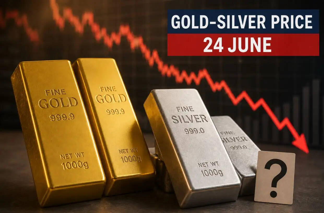 Gold Silver 24 June prices