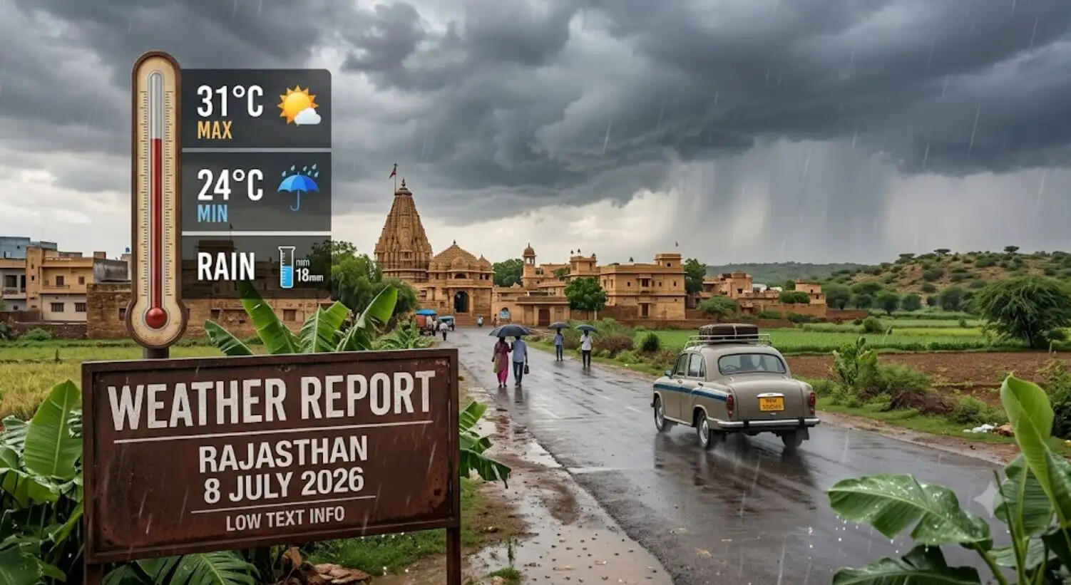 Weather report rajasthan
